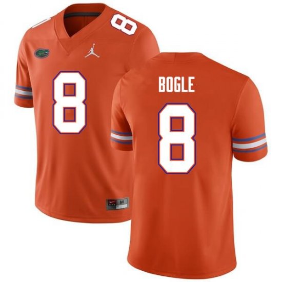 Men's Florida Gators #8 Khris Bogle NCAA Nike Orange Authentic Stitched College Football Jersey TBQ5062BH